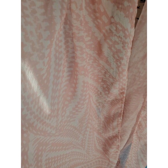 Women Infinity Scarf Boho Chic Pink Aztec Print Lightweight Fairy Neck Warmer. - Picture 6 of 10